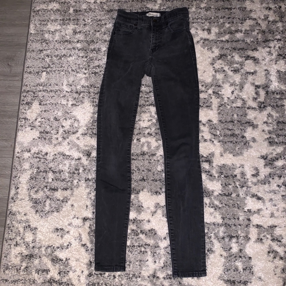 Madewell skinny jeans black